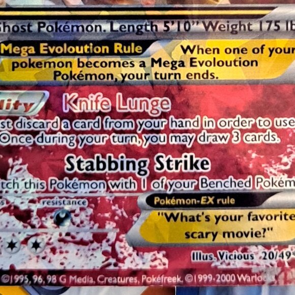 Dead By Daylight Ghost Face Pokemon Card - Scream - Picture 5 of 7